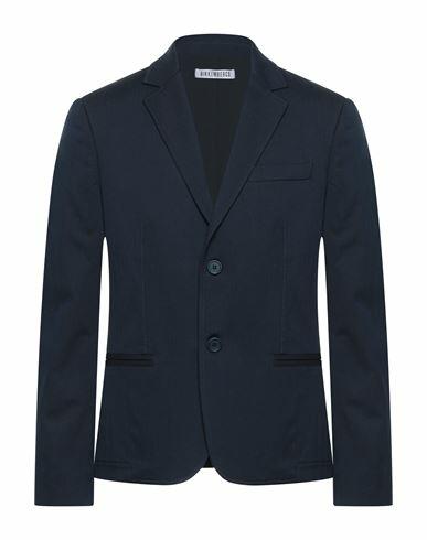 Bikkembergs Man Blazer Blue Virgin Wool, Cotton, Elastane Cover