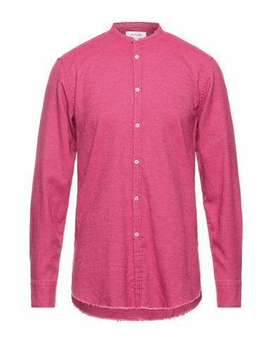 Aglini Man Shirt Garnet Cotton Cover