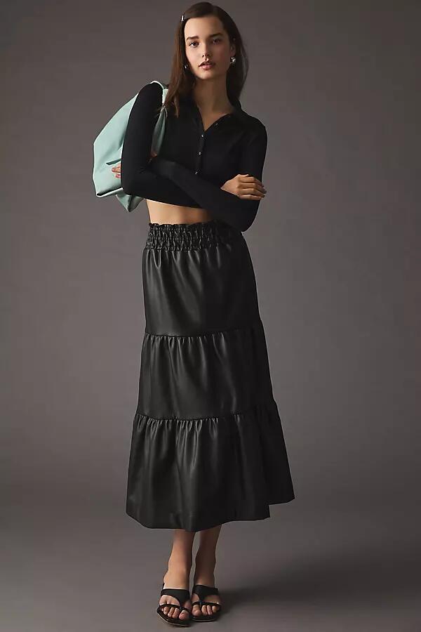 The Somerset Collection by Anthropologie The Somerset Maxi Skirt: Faux Leather Edition Cover