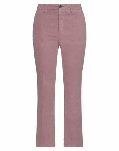 Department 5 Woman Pants Pastel pink Cotton, Elastane Cover