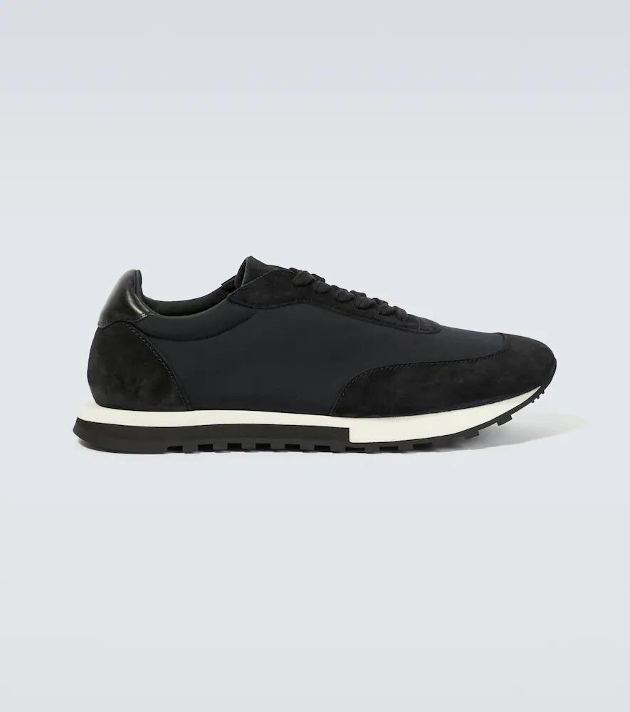 The Row Owen Runner suede-trimmed sneakers Cover