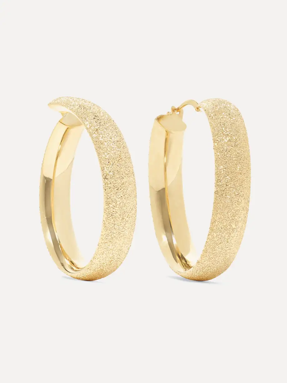 Carolina Bucci - Florentine 18-karat Gold Hoop Earrings - One size Cover