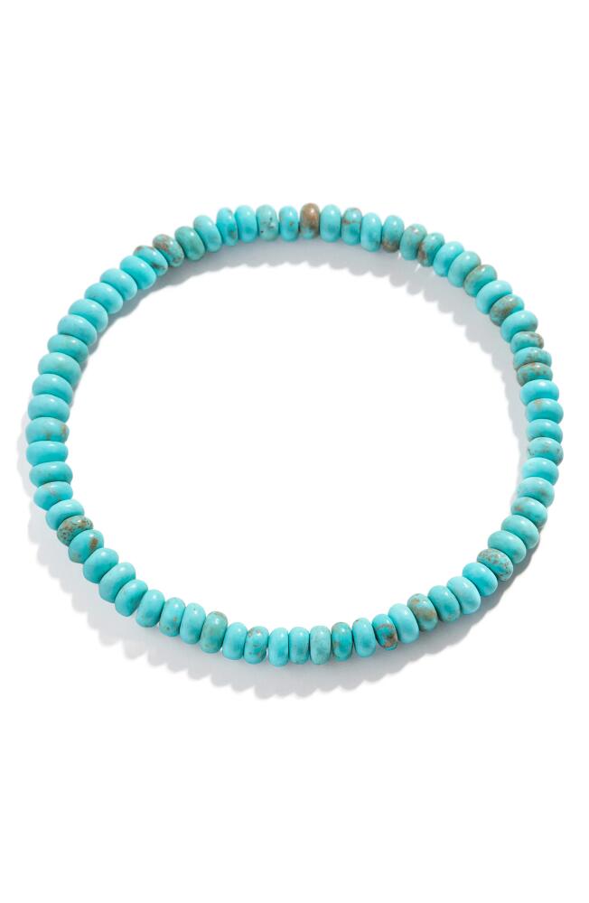 BaubleBar Valentina Beaded Stretch Bracelet in Blue Cover