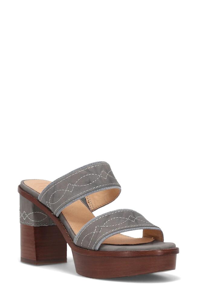 Frye Pipa Platform Sandal in Grey Sky Cover