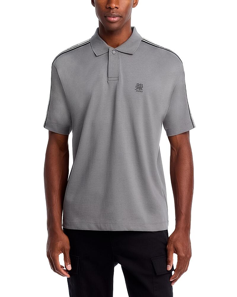 Hugo x Rb Drack Cotton Logo Taped Relaxed Fit Polo Shirt Cover