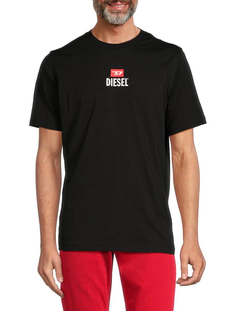 Diesel Men's Just Logo T Shirt - Deep Black Cover