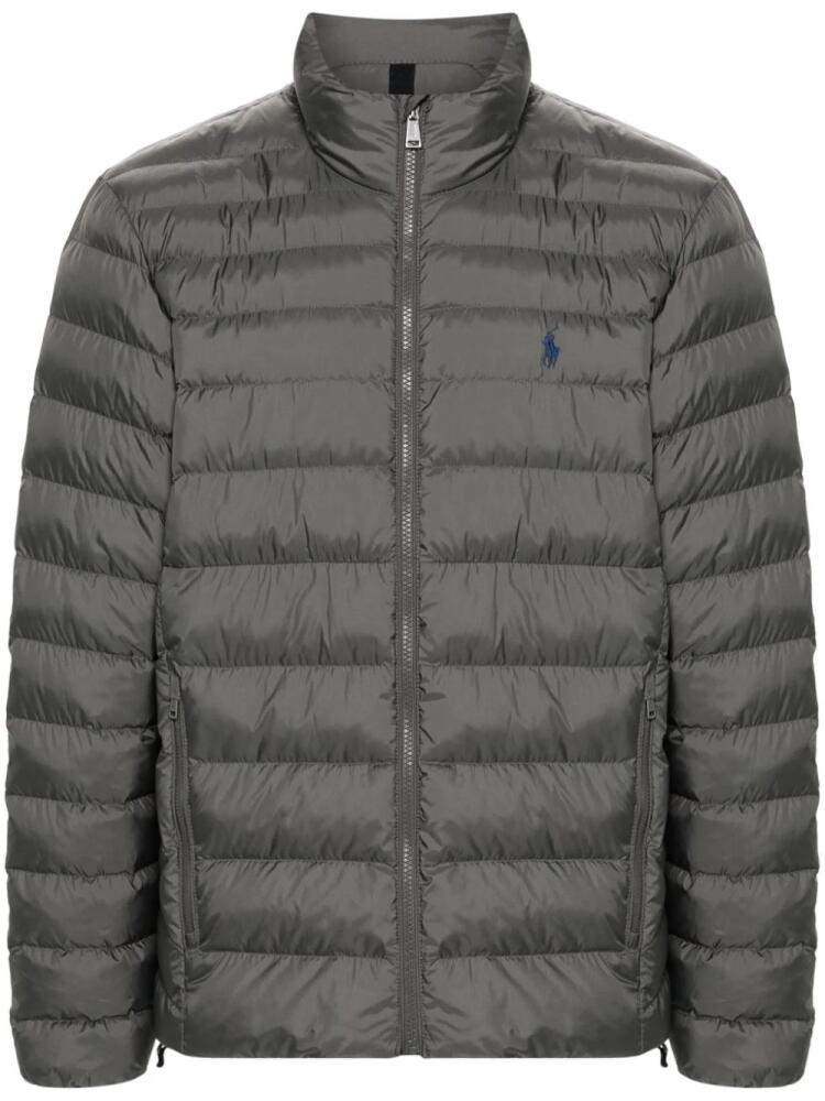 Polo Ralph Lauren funnel-neck quilted jacket - Grey Cover