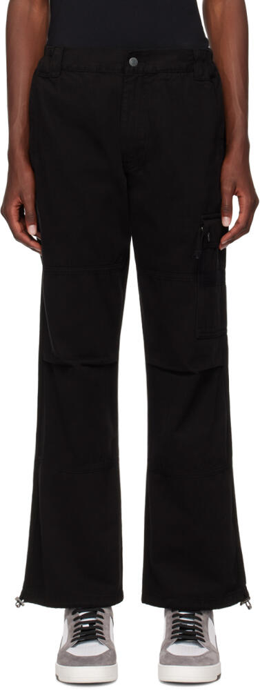 Moschino Black Cotton Cargo Pants Cover