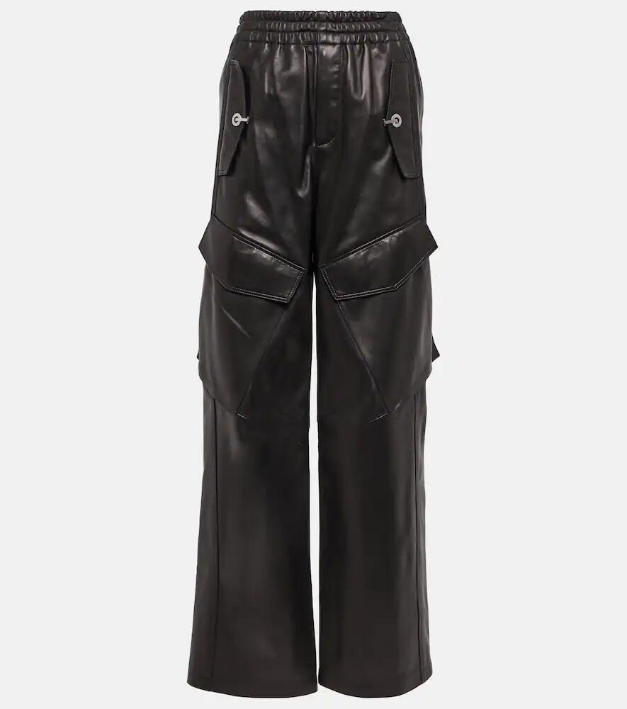 Dion Lee Leather cargo pants Cover