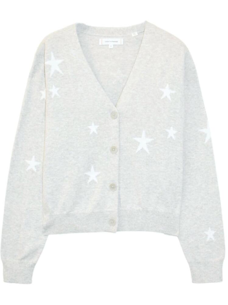 Chinti & Parker star-print crew-neck jumper - Grey Cover