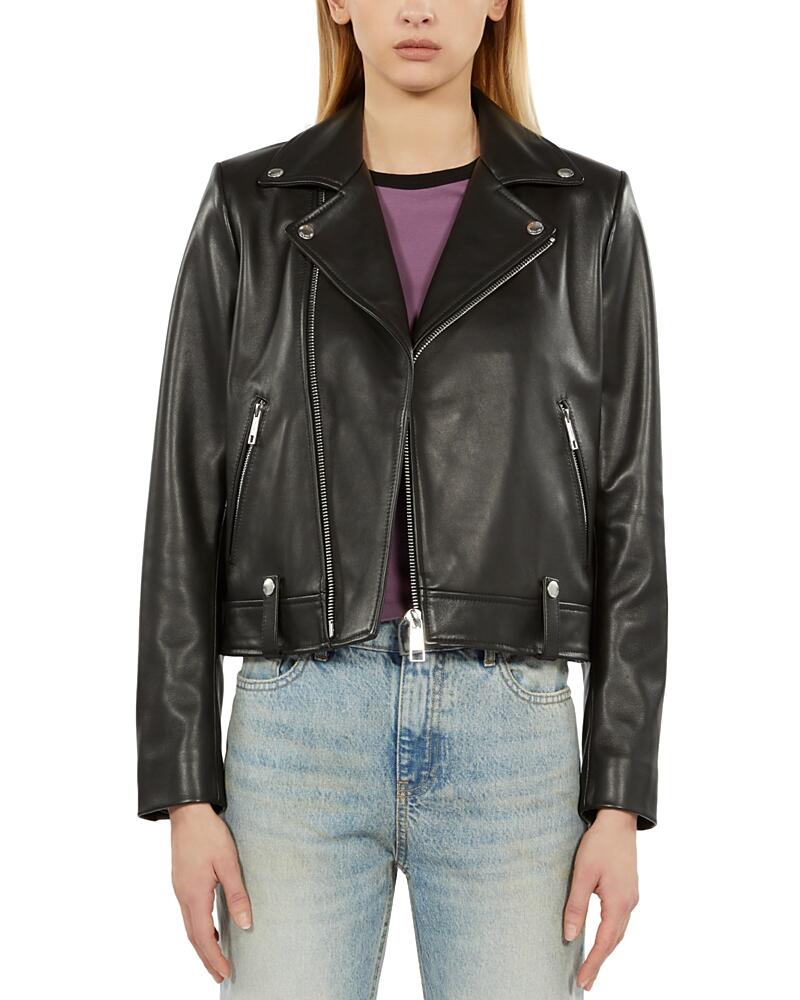 The Kooples Leather Moto Jacket Cover