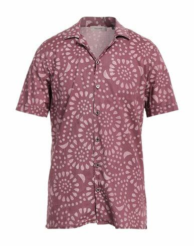 Primo Emporio Man Shirt Mauve Cotton Cover