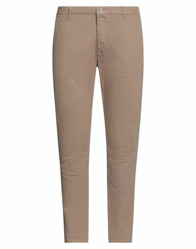 0/zero Construction Man Pants Khaki Cotton, Elastane Cover