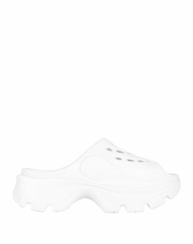 Adidas By Stella Mccartney Asmc Clog Woman Sandals White Rubber Cover