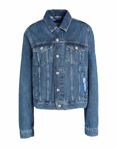 Karl Lagerfeld Jeans Woman Denim outerwear Blue Organic cotton Cover