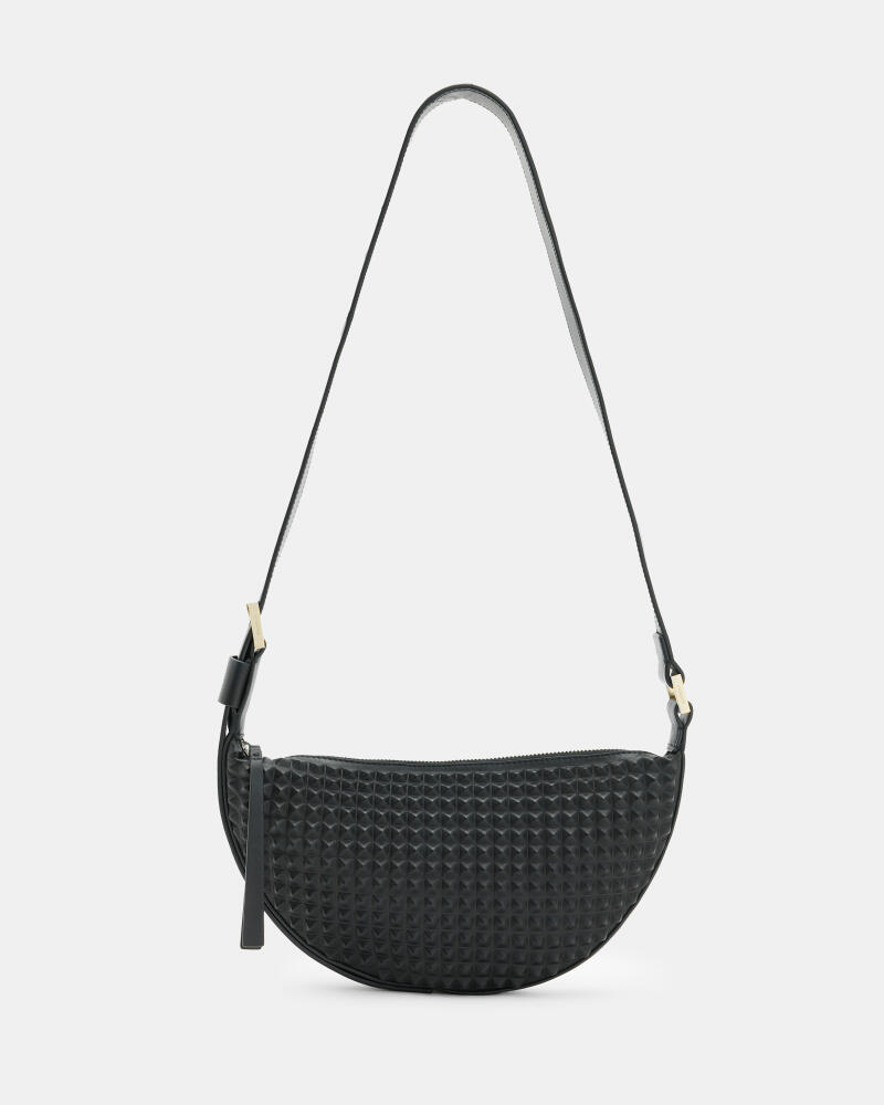 AllSaints Half Moon Studded Crossbody Bag Cover