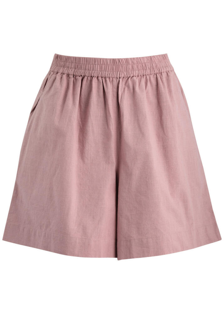 Skall Studio Edgar Cotton-blend Shorts - Light Pink Cover