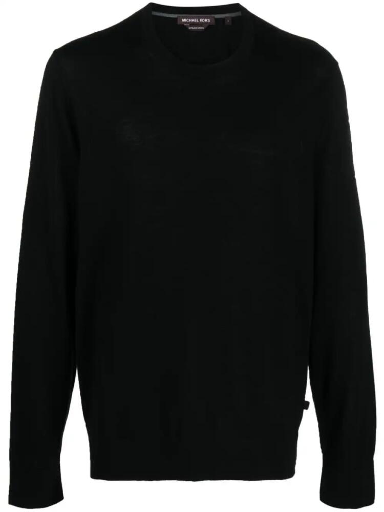 Michael Kors crew-neck merino-wool jumper - Black Cover