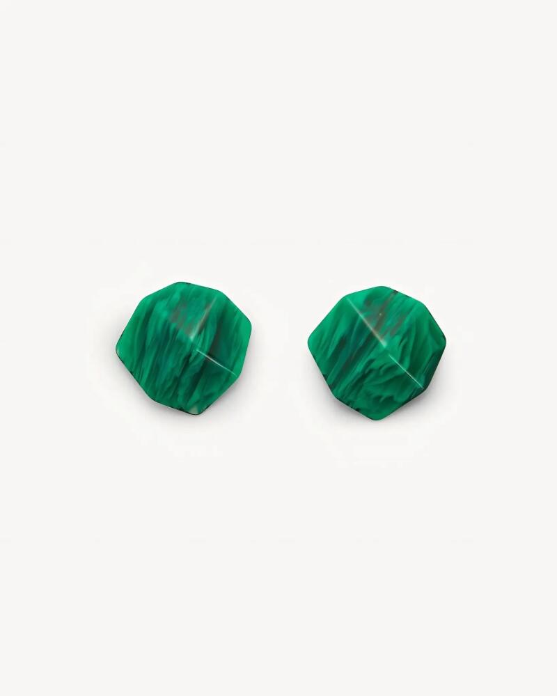 MACHETE Sculpture Studs in Malachite Cover