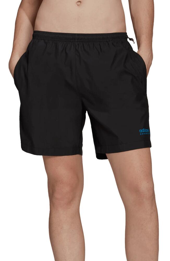 adidas Originals Adventure Woodwav Shorts in Black Cover