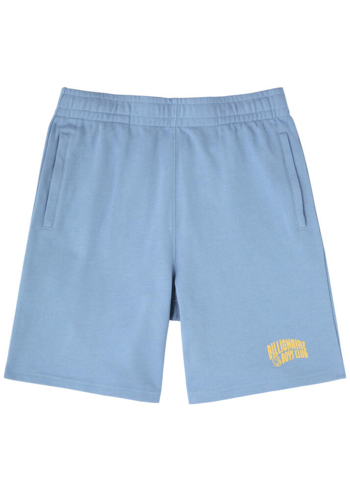 Billionaire Boys Club Arch Logo Printed Cotton Shorts - Light Blue 2 Cover