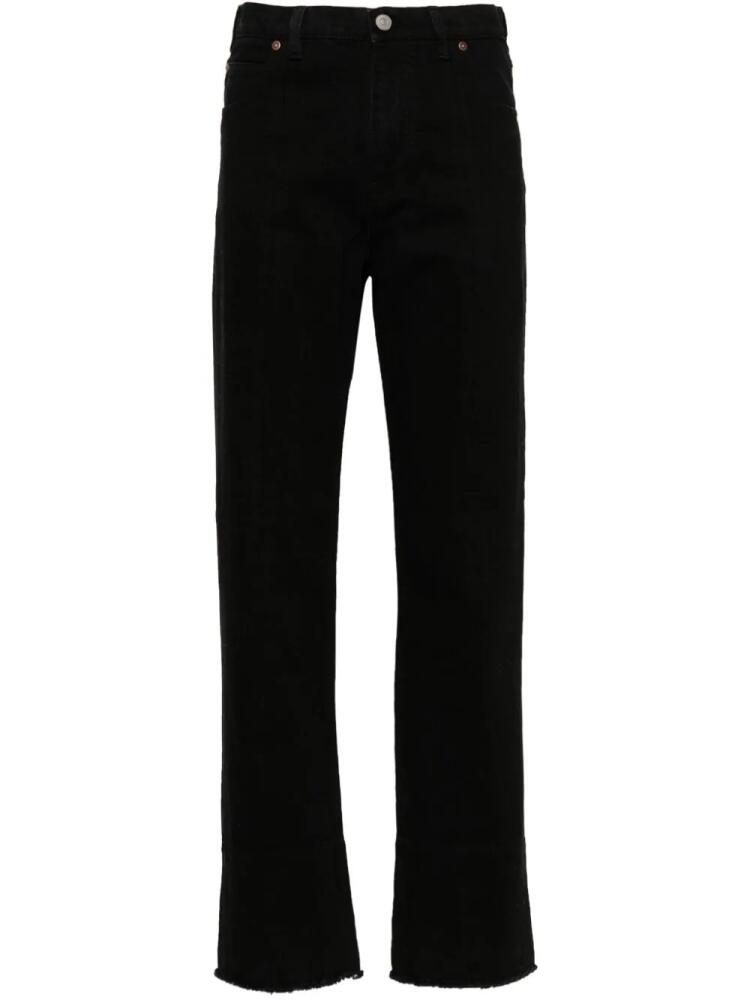 Victoria Beckham high-waist straight-leg jeans - Black Cover