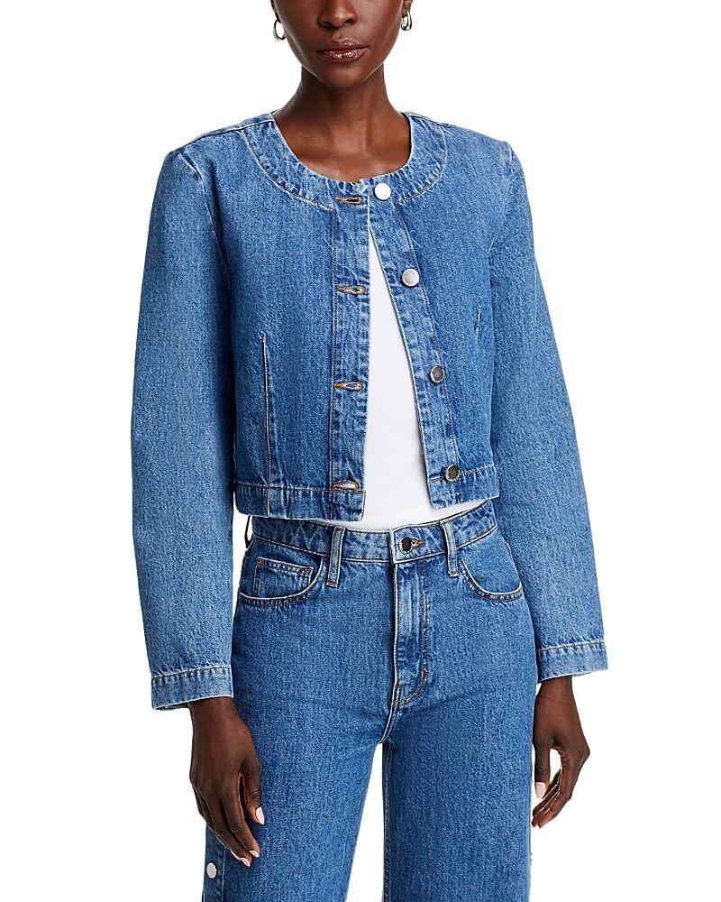 Derek Lam 10 Crosby Ezra Cropped Denim Jacket Cover