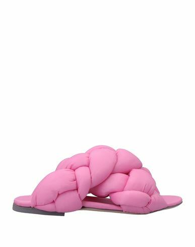 Sebastian Milano Woman Sandals Pink Textile fibers Cover