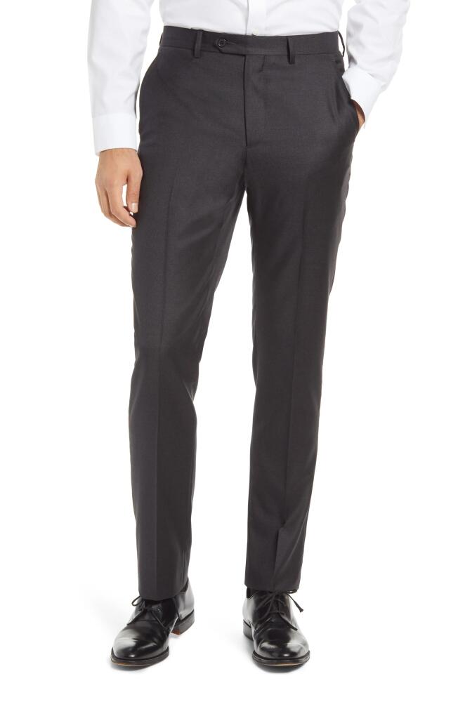 Santorelli Wool Serge Dress Pants in Charcoal Cover