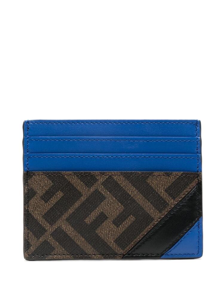 FENDI FF canvas card holder - Brown Cover