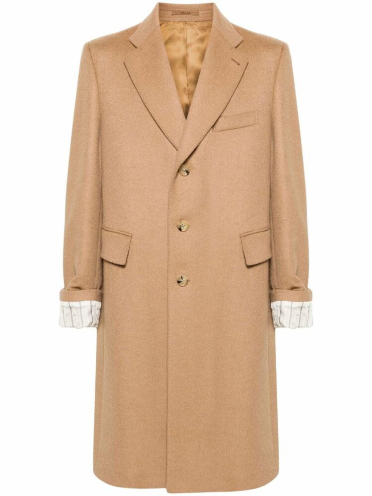 Gucci single-breasted coat - Brown Cover