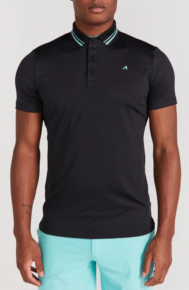 Redvanly Cadman Performance Golf Polo in Black Cover