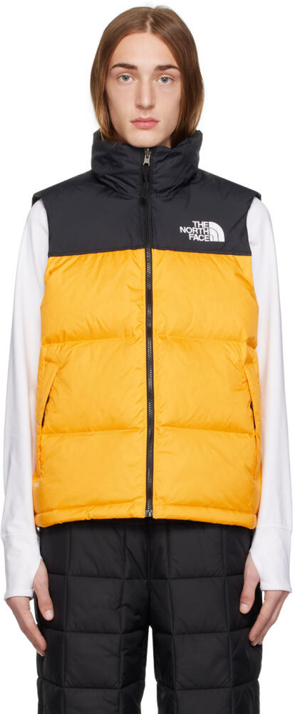 The North Face Black & Yellow 1996 Retro Nuptse Down Vest Cover