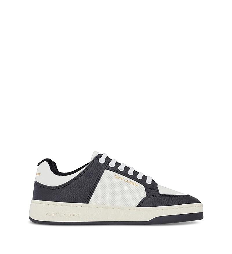 Saint Laurent Sl/61 Low-top Sneakers in Smooth and Grained Leather Cover