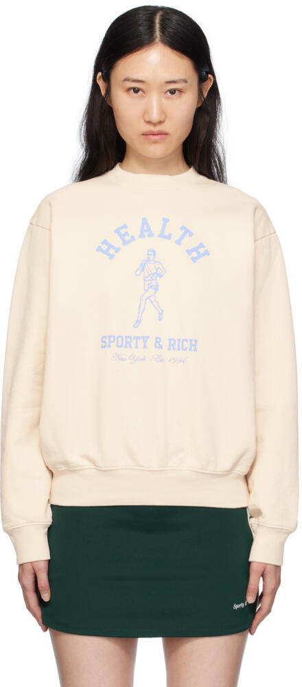 Sporty & Rich Off-White NY Running Club Sweatshirt Cover