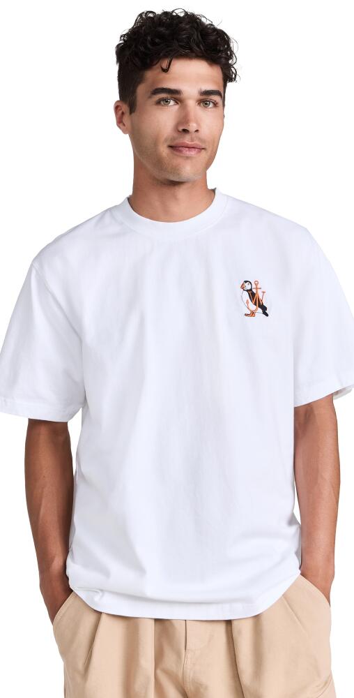 JW Anderson Puffin Embroidery Tee White Cover