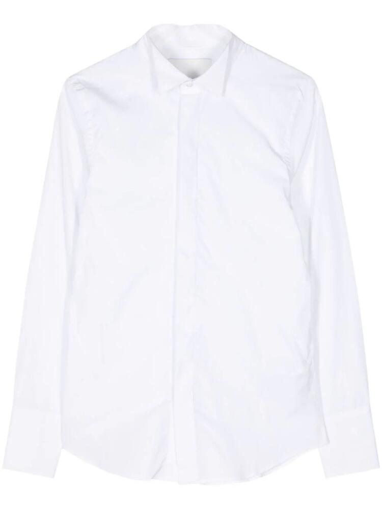 SA SU PHI classic collar cotton shirt - White Cover