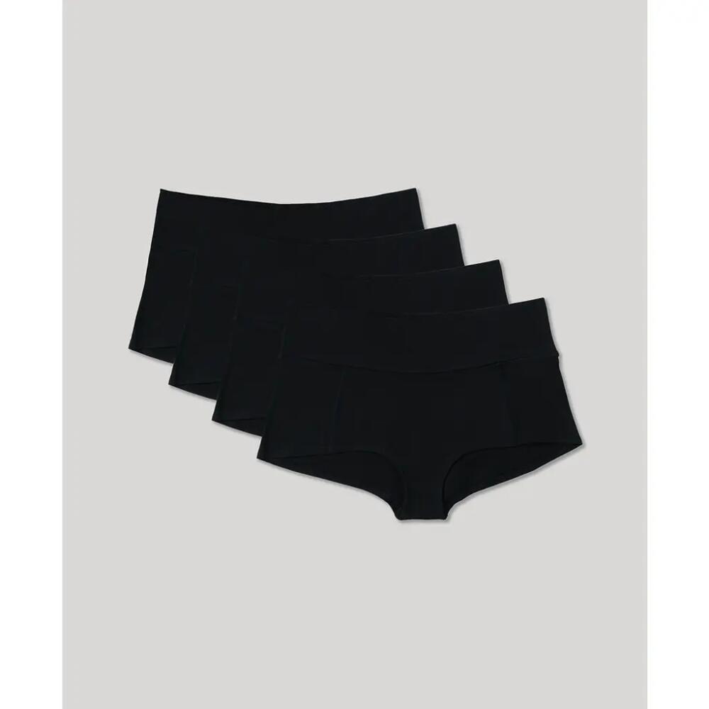 Pact Organic Maternity Foldover Brief 4-Pack in Black Cover