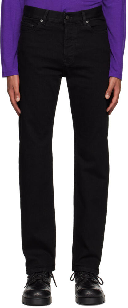 Filippa K Black Straight-Leg Jeans Cover