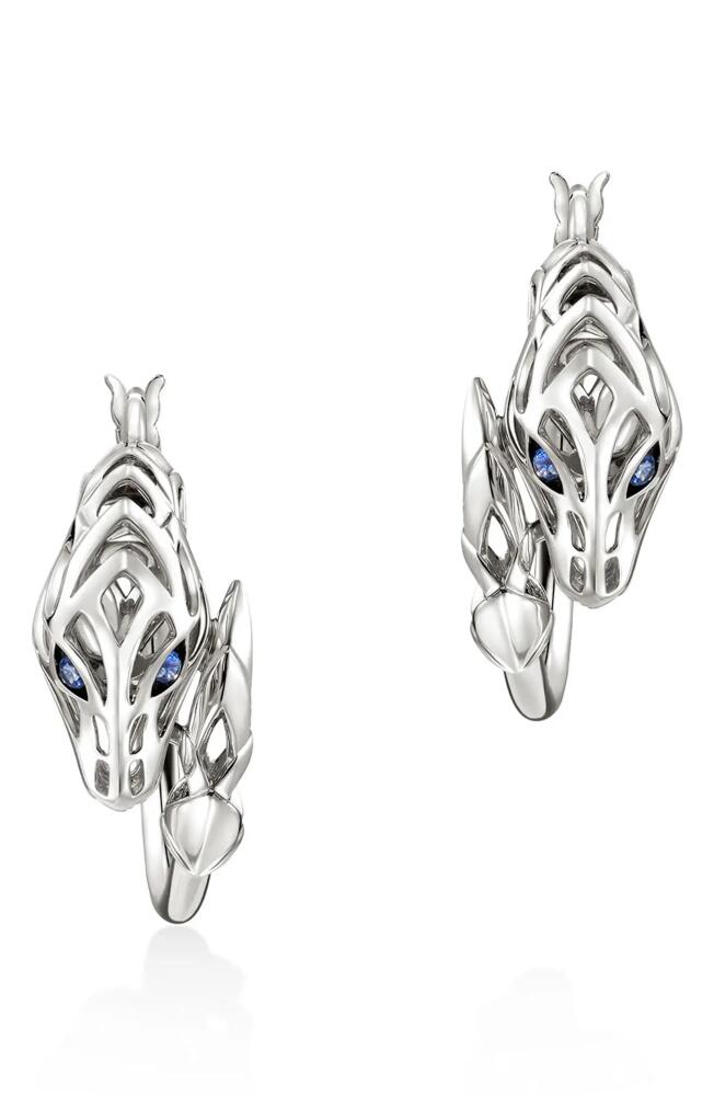 John Hardy Naga Hoop Earrings in Silver Cover