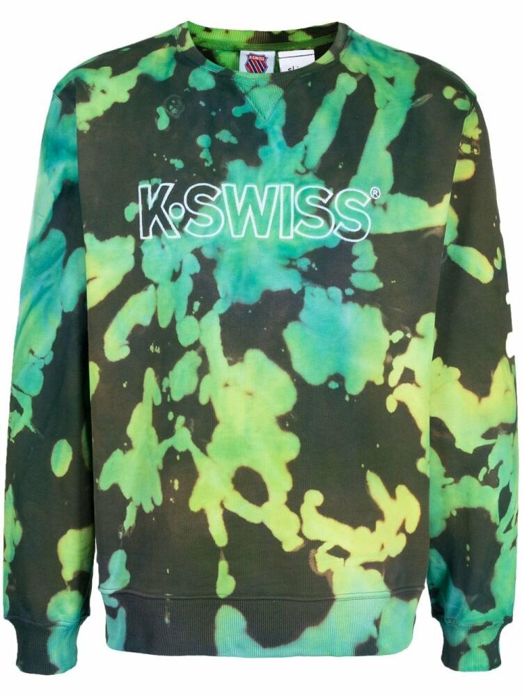 Stain Shade K-Swiss tie-dye sweatshirt - Green Cover