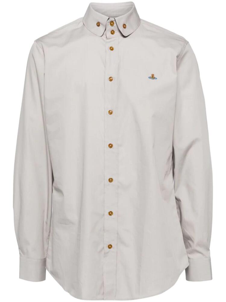 Vivienne Westwood embroidered logo shirt - Grey Cover