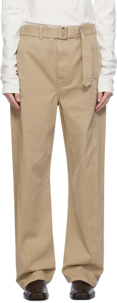 LEMAIRE SSENSE Exclusive Beige Jeans Cover