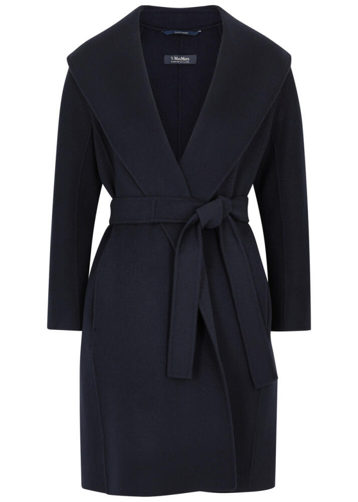 S Max Mara Messi Wool Jacket - Navy Cover