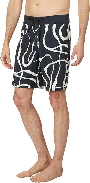 Volcom Blind Lines Mod 19 Boardshorts (Black) Men's Swimwear Cover