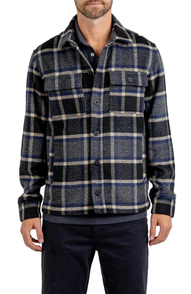 Rainforest Trailmaster Heavyweight Brushed Flannel Button-Up Shirt in Grey Plaid Cover