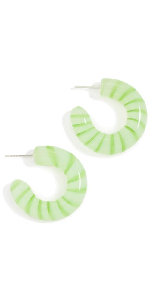 Lizzie Fortunato Cascais Hoops In Lime Lime Cover