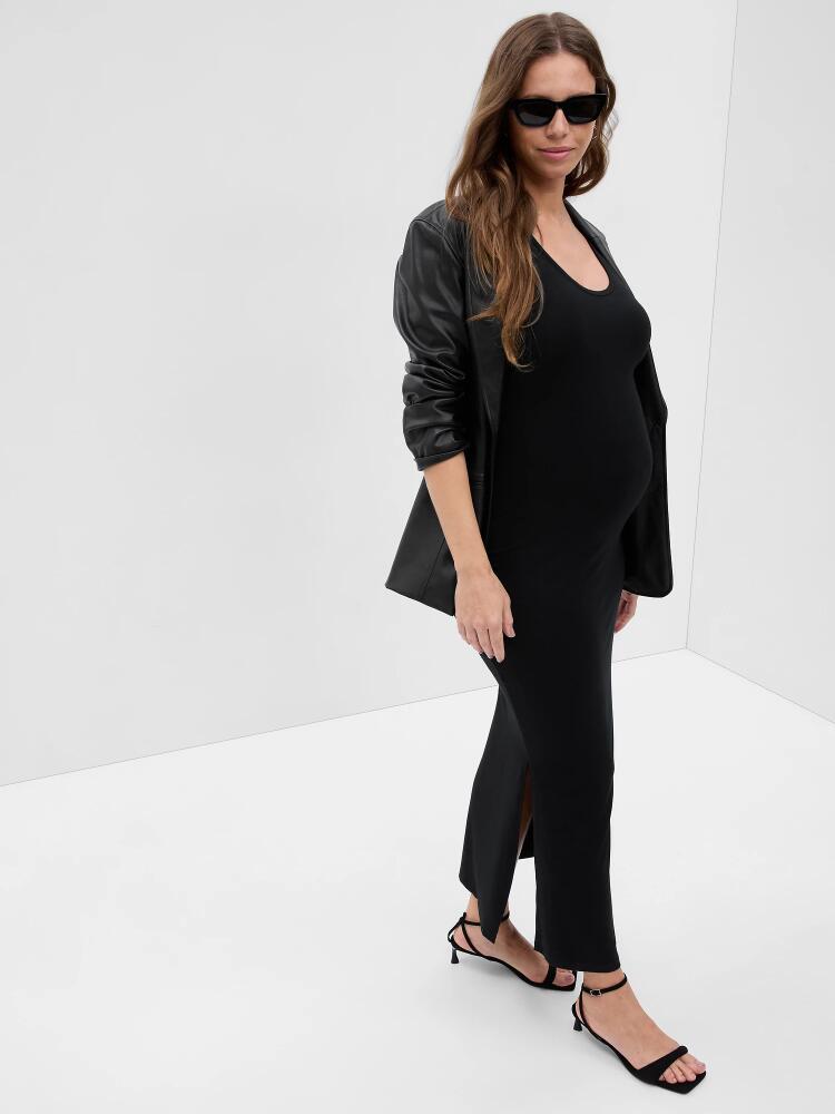 Gap Maternity Split-Hem Modal Maxi Dress Cover