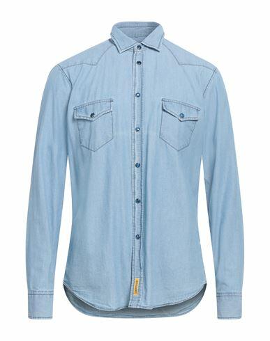 B. d.baggies Man Denim shirt Blue Cotton Cover