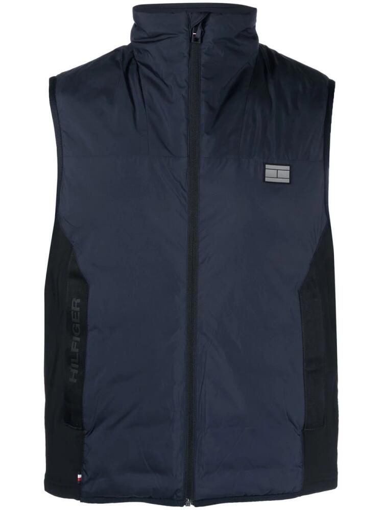 Tommy Hilfiger high neck padded gilet - Blue Cover